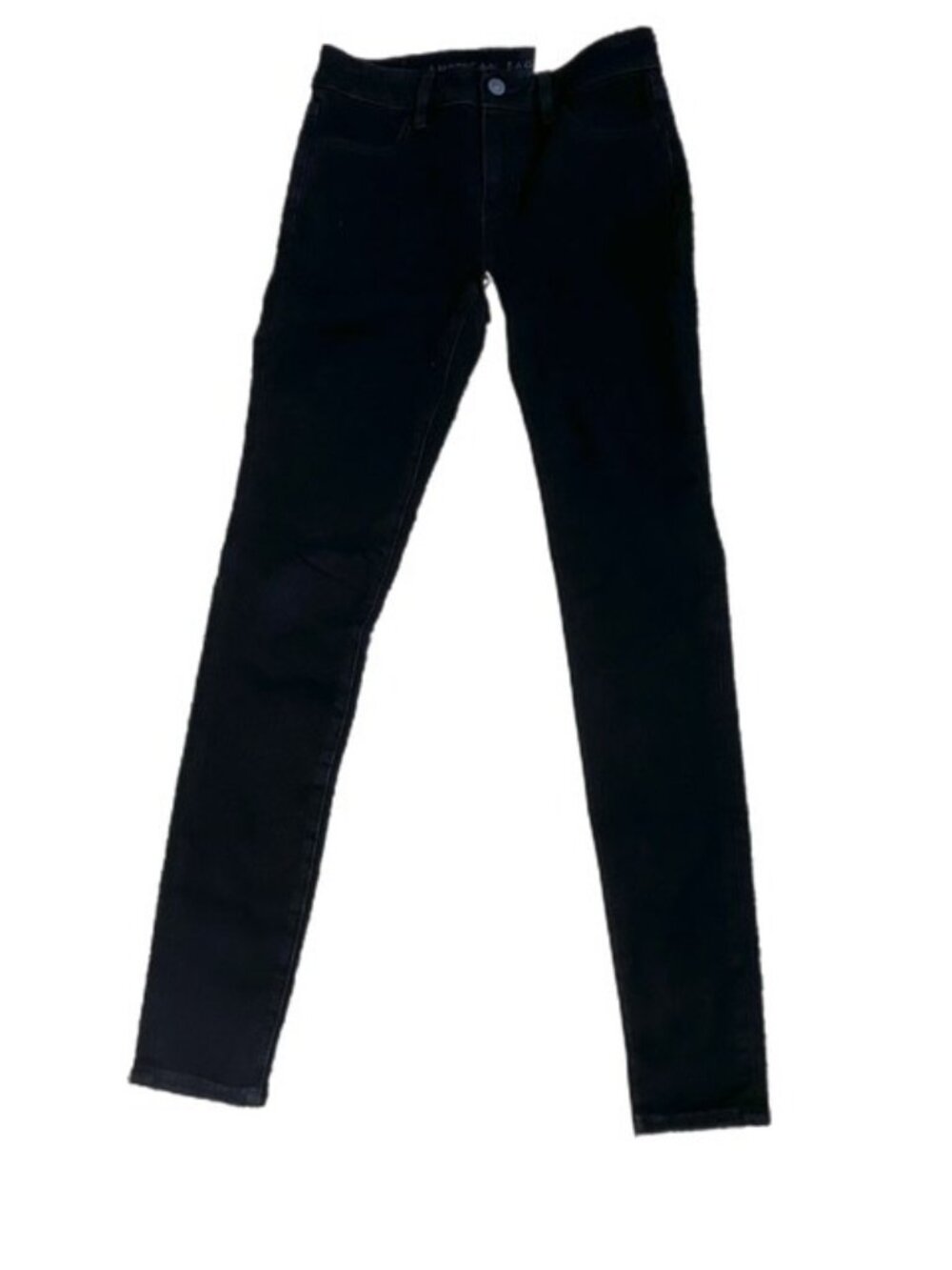 American Eagle Dream Stretch High Rise Classic Jegging True Black Size 0/25W NWT - Picture 2 of 9